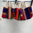 Multicolour stripe Jamakkalam Bag