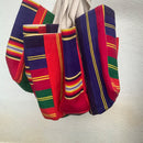 Multicolour stripe Jamakkalam Bag