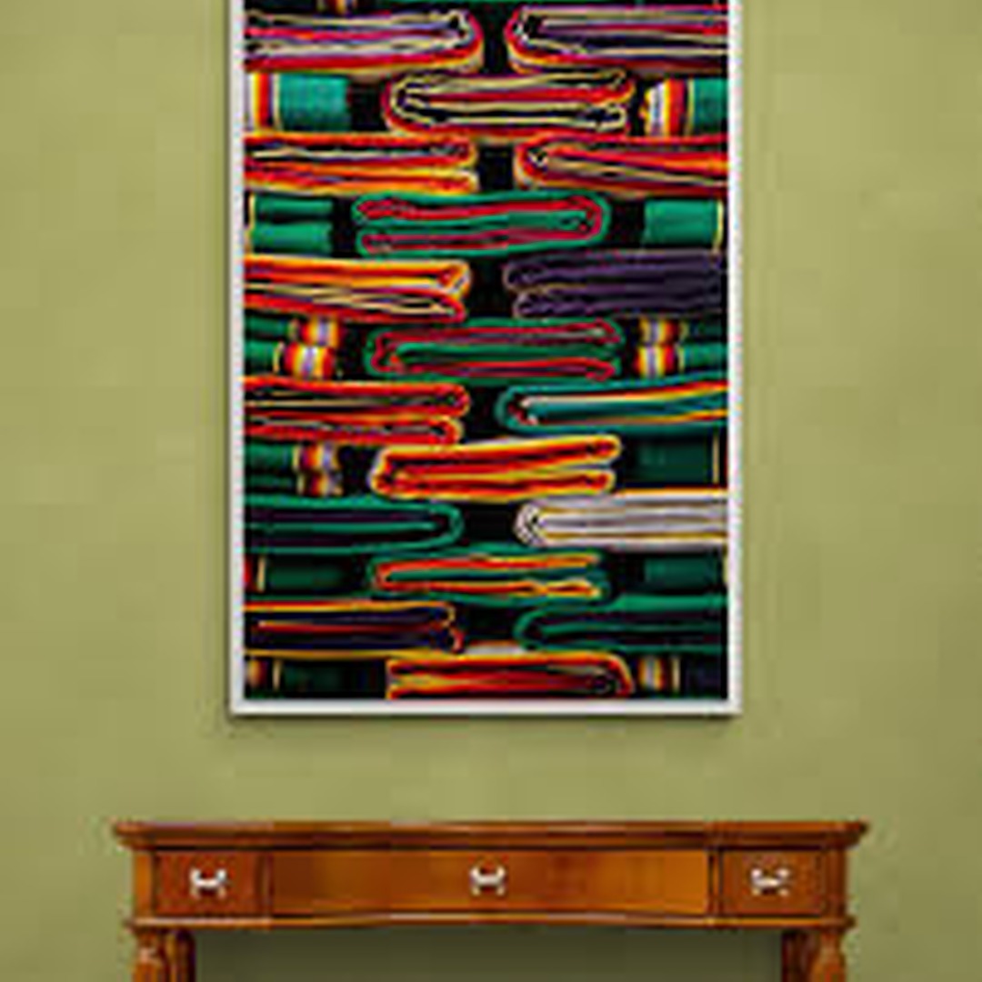 Multicolour Jamakkalm Wall hanging frame